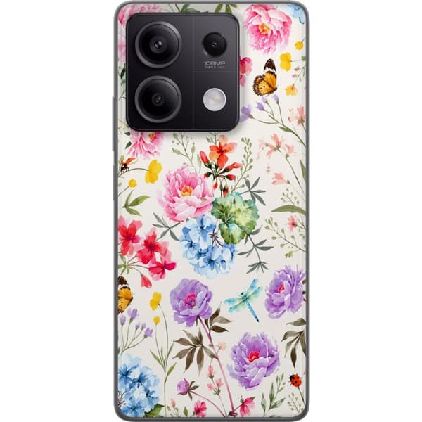 Kompatibelt Mobildeksel til Xiaomi Redmi Note 13 Blomsterselskapet