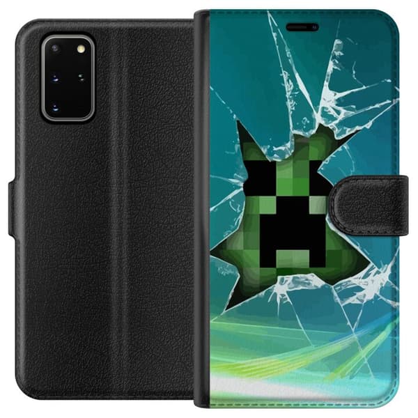 Kompatibelt Plånboksfodral till Samsung Galaxy S20+ Minecraft