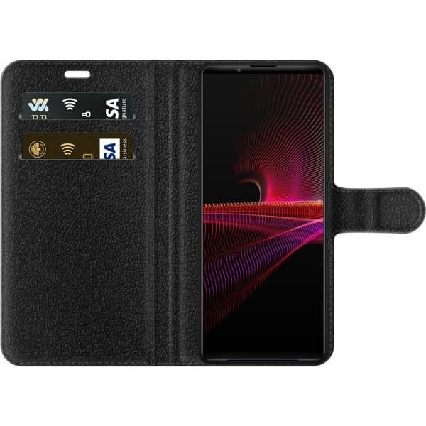 Kompatibel Tegnebogsetui til Sony Xperia 1 III logo