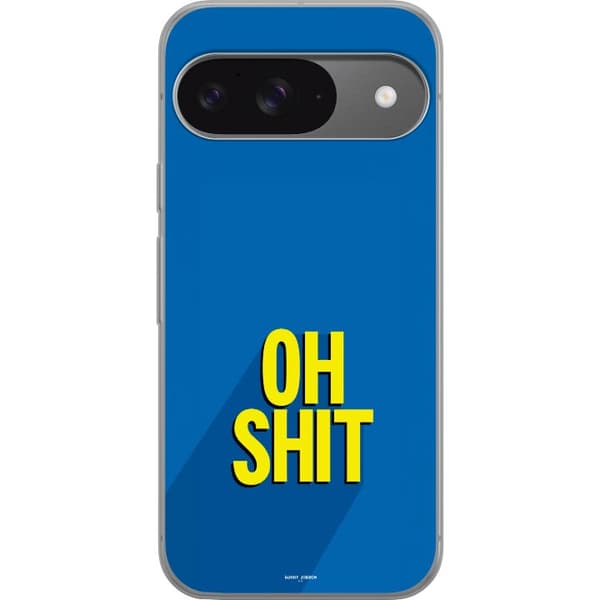 Yhteensopiva Puhelinkuori Google Pixel 9 Oh Shit text