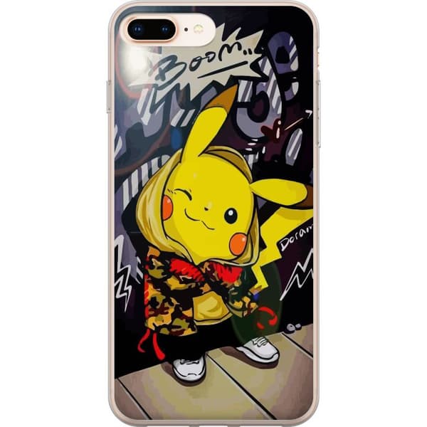 Kompatibel Mobilcover til Apple iPhone 8 Plus Pikachu