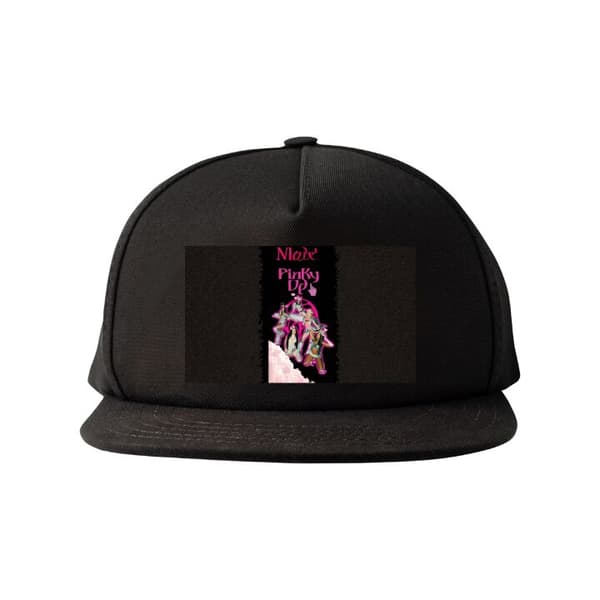 Snapback KATSEYE Pinky Up collage Svart Vuxen