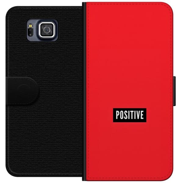 Yhteensopiva Lompakkokotelo Samsung Galaxy Alpha Positive text