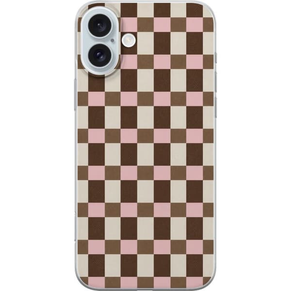 Kompatibelt Mobilskal till Apple iPhone 16 Plus Strawberry Mocha