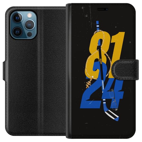 Kompatibel Tegnebogsetui til Apple iPhone 12 Pro Max Hockeynummer med klubba