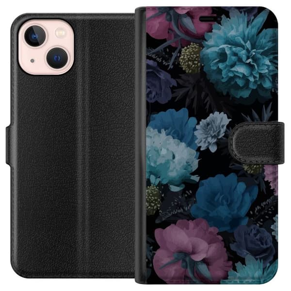Kompatibelt Plånboksfodral till Apple iPhone 13 mini Blommor