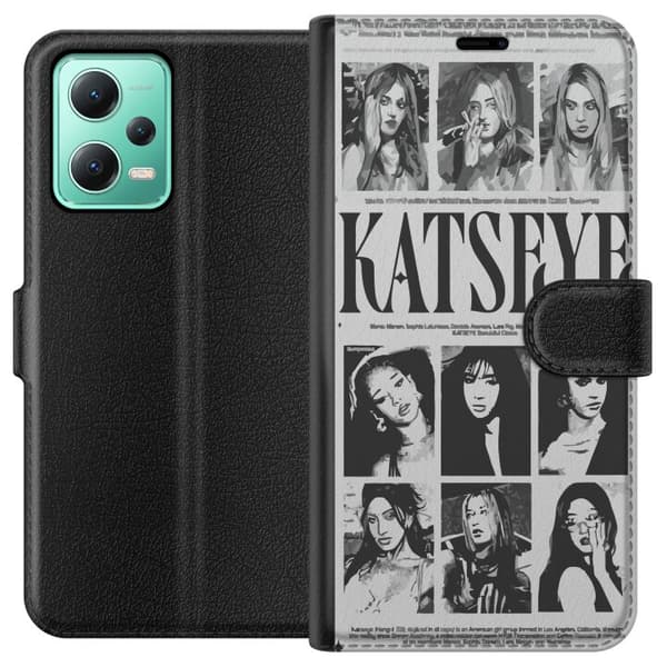 Kompatibelt Lommeboketui til Xiaomi Redmi Note 12 KATSEYE