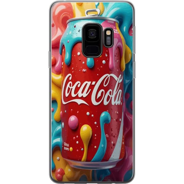 Kompatibelt Mobilskal till Samsung Galaxy S9 Color Splash Can