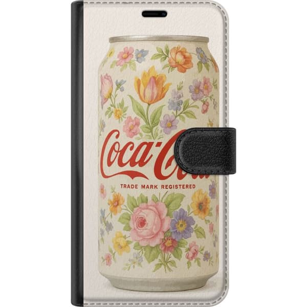 Kompatibel Tegnebogsetui til Google Pixel 7a Dekorativ drik design med blomsterdetaljer og bløde farver