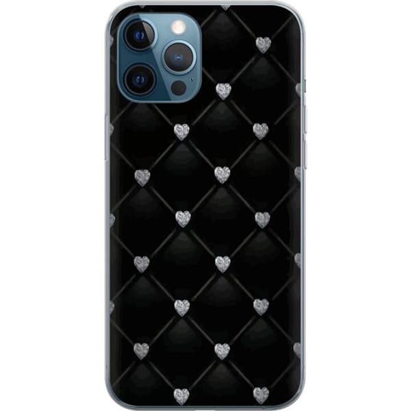 Kompatibelt Mobilskal till Apple iPhone 12 Pro Hjärta Diamant