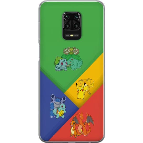 Kompatibelt Mobildeksel til Xiaomi Redmi Note 9S med klassiske første utviklinger og fargetema