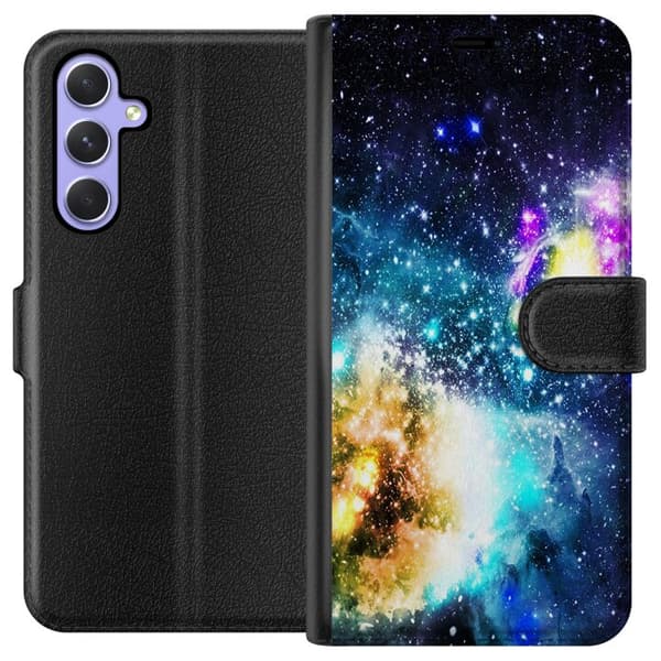 Kompatibel Tegnebogsetui til Samsung Galaxy A54 Galakse