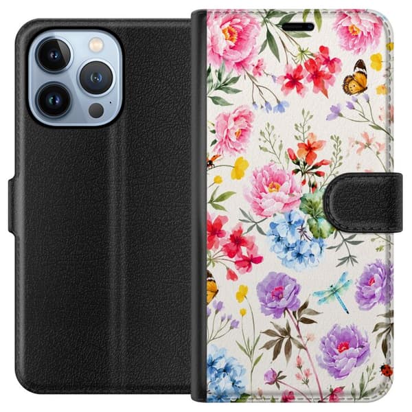 Kompatibelt Plånboksfodral till Apple iPhone 13 Pro Bloom Society