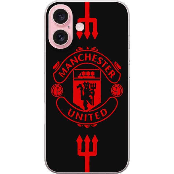Kompatibelt Mobilskal till Apple iPhone 16 ManchesterUnited