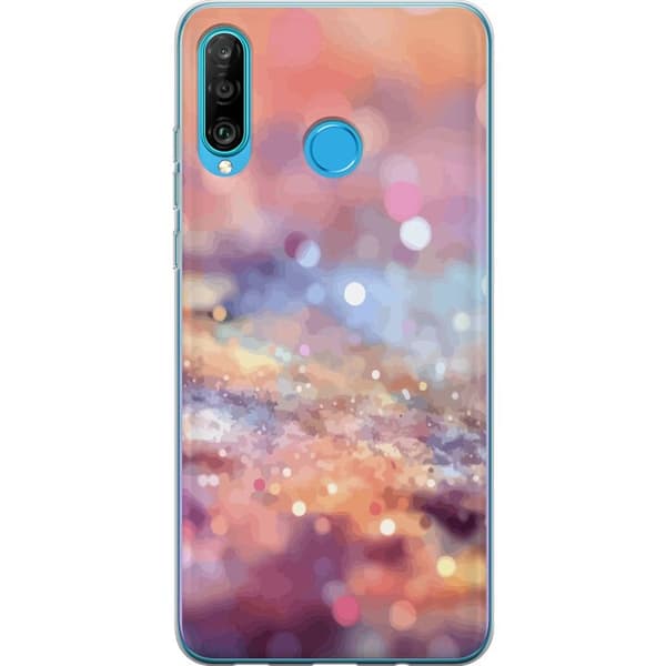 Kompatibelt Mobilskal till Huawei P30 lite Glitter