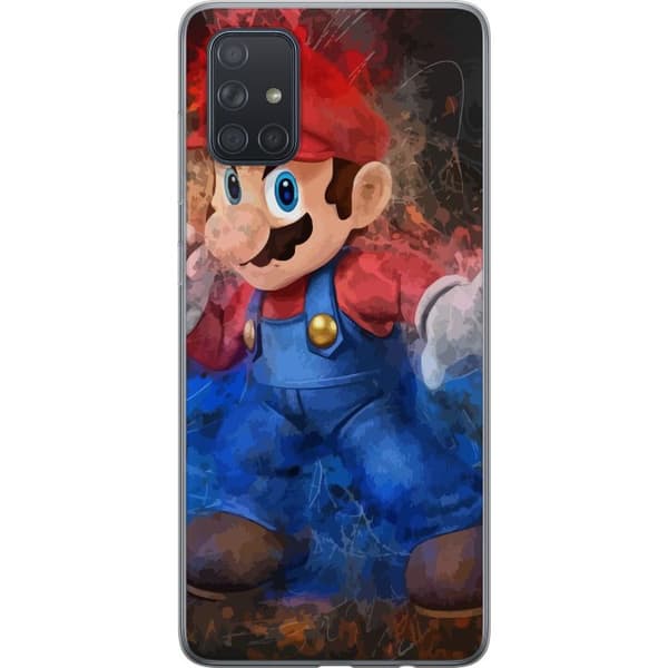 Kompatibelt Mobilskal till Samsung Galaxy A71 Super Mario Bros
