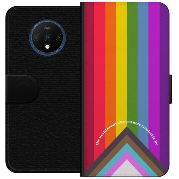 Kompatibelt Plånboksfodral till OnePlus 7T Hej världen!