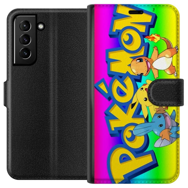 Kompatibel Tegnebogsetui til Samsung Galaxy S21+ 5G Pokémon
