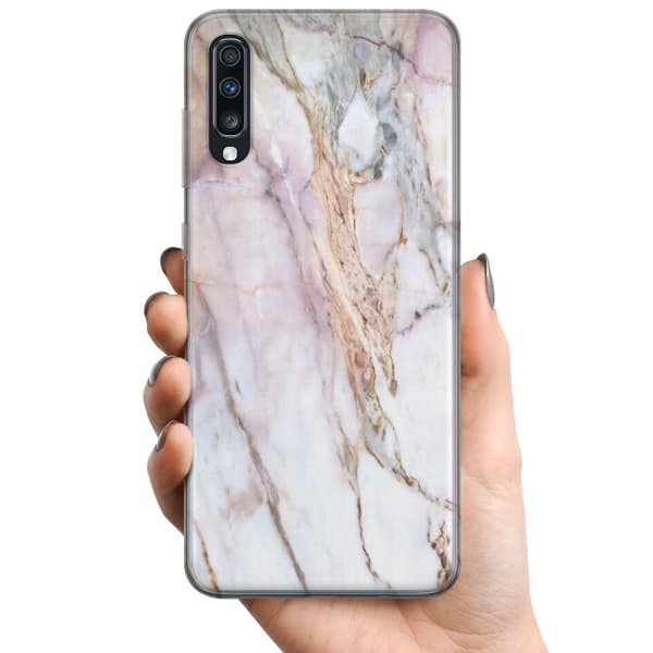 Kompatibelt Mobildeksel til Samsung Galaxy A70 Marmor