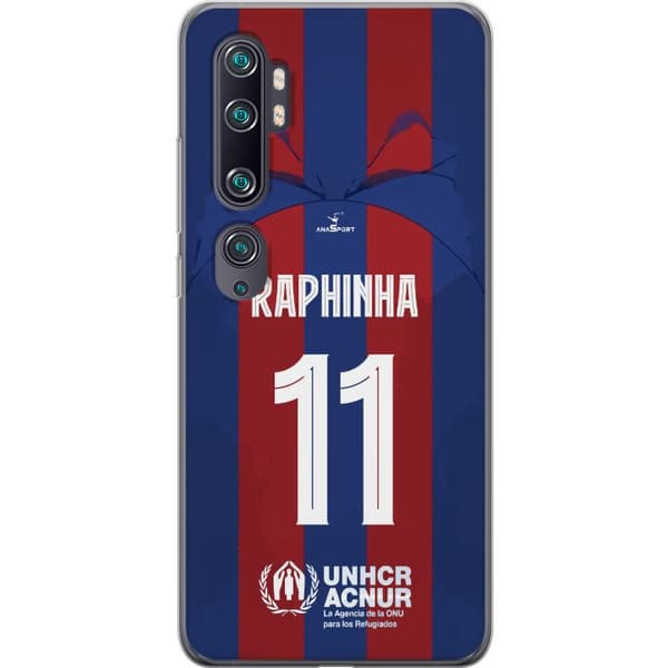 Kompatibelt Mobildeksel til Xiaomi Mi Note 10 Fotballinspirert trøye design