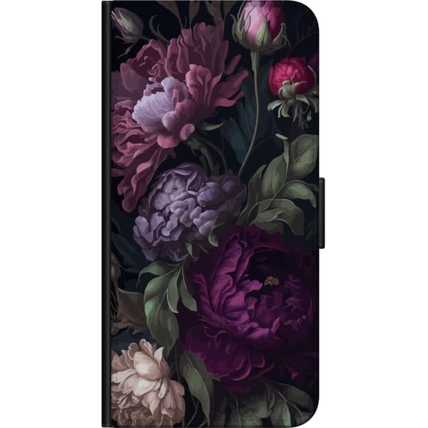 Kompatibelt Lommeboketui til Samsung Galaxy A20s Blomster