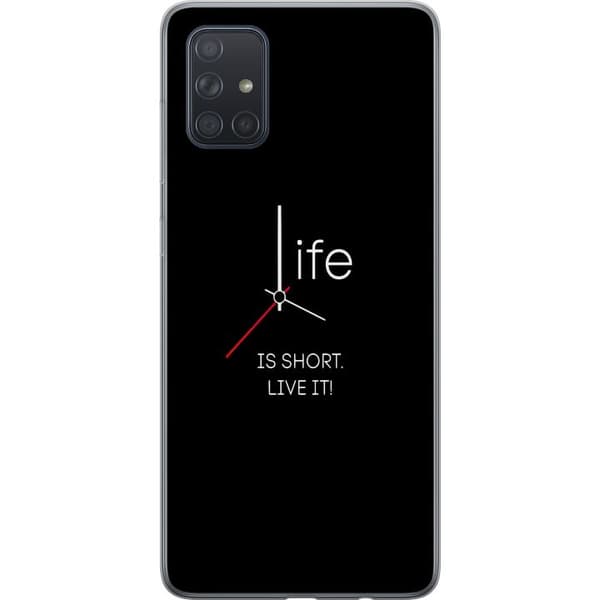 Kompatibelt Mobildeksel til Samsung Galaxy A71 Livet er kort