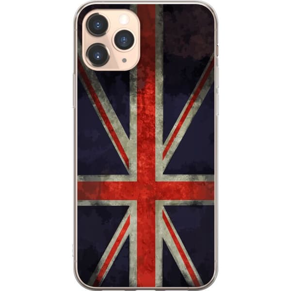 Kompatibelt Mobildeksel til Apple iPhone 11 Pro Britisk flagg med rustikk følelse