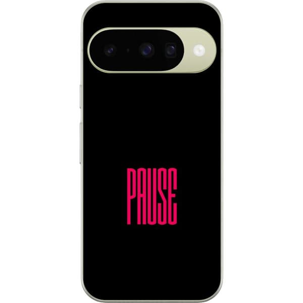 Yhteensopiva Puhelinkuori Google Pixel 10 Pause text