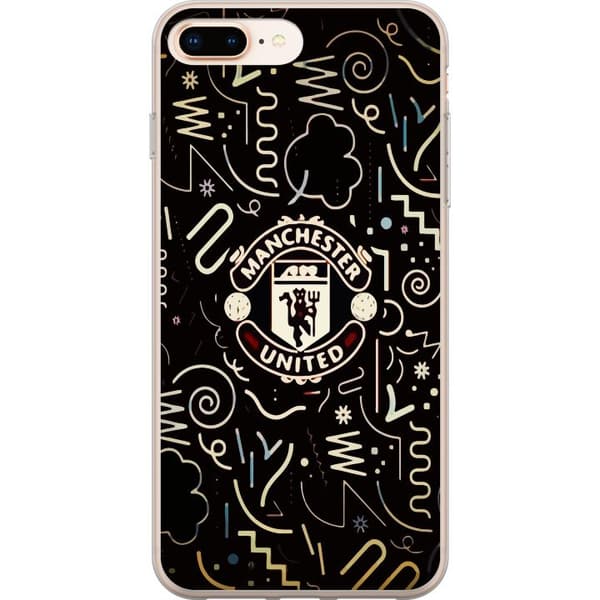 Kompatibelt Mobildeksel til Apple iPhone 8 Plus Manchester United