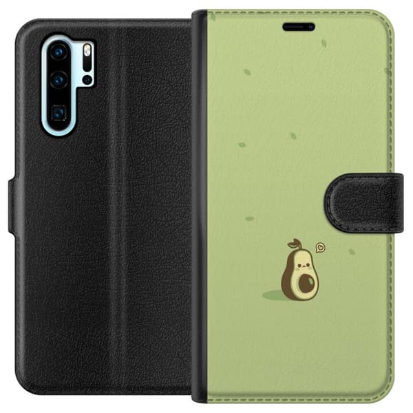Kompatibel Tegnebogsetui til Huawei P30 Pro Lonely Avocado