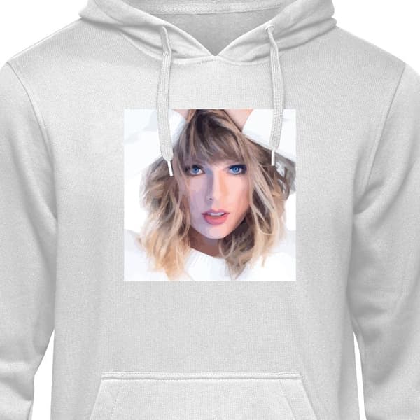 Hættetrøje til Børn Grå 9-11 År Taylor Swift Taylor Swift Grå 9-11 År