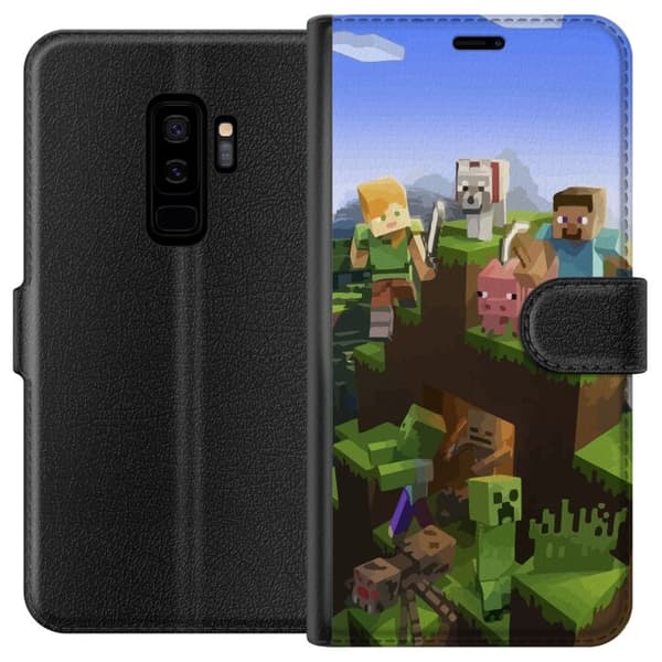 Yhteensopiva Lompakkokotelo Samsung Galaxy S9+ MineCraft