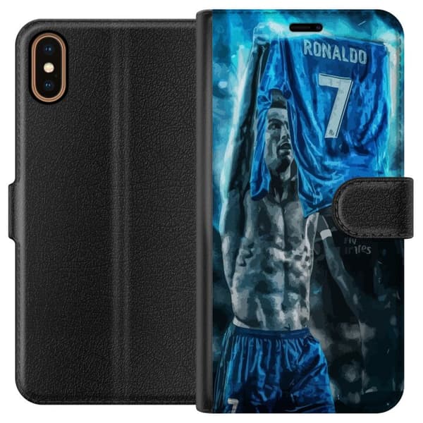 Kompatibelt Plånboksfodral till Apple iPhone XS Ronaldo