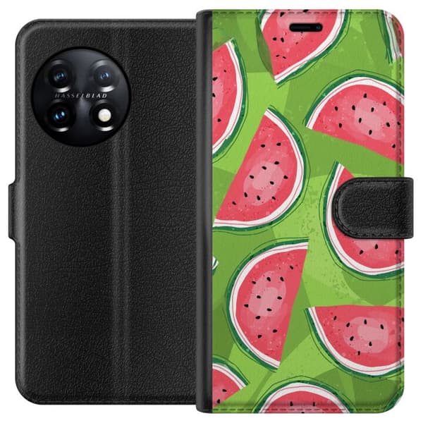 Kompatibelt Plånboksfodral till OnePlus 11R Vattenmelon