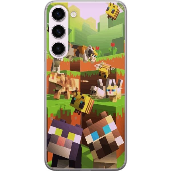 Kompatibelt Mobildeksel til Samsung Galaxy S23+ MineCraft