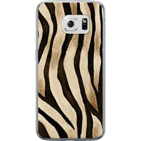 Kompatibelt Mobilskal till Samsung Galaxy S6 edge Zebra Muse