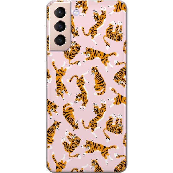 Kompatibelt Mobildeksel til Samsung Galaxy S21 tiger
