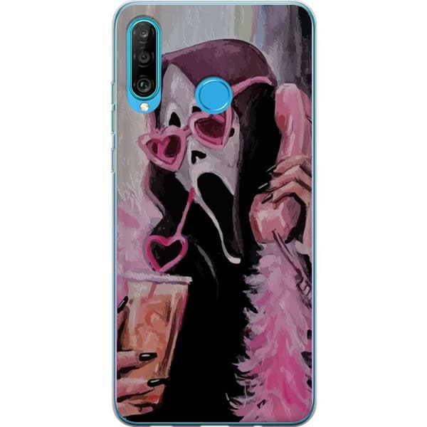 Kompatibelt Mobilskal till Huawei P30 lite Ghostface