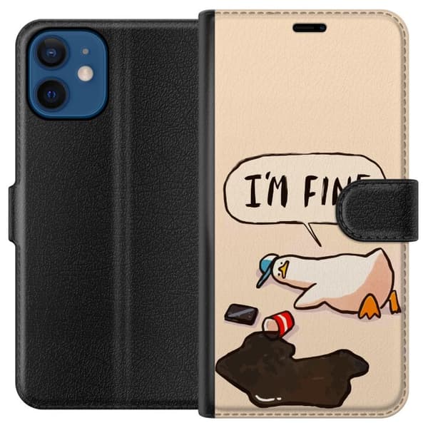 Kompatibelt Lommeboketui til Apple iPhone 12 Full Anka
