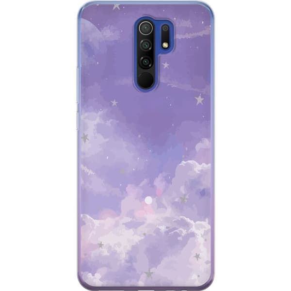 Kompatibelt Mobilskal till Xiaomi Redmi 9 Lila himmel
