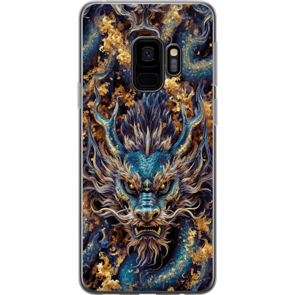 Kompatibelt Mobildeksel til Samsung Galaxy S9 Nærbilde av kraftig fantasydrage