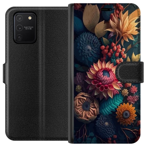 Kompatibelt Lommeboketui til Samsung Galaxy S10 Lite Blommor