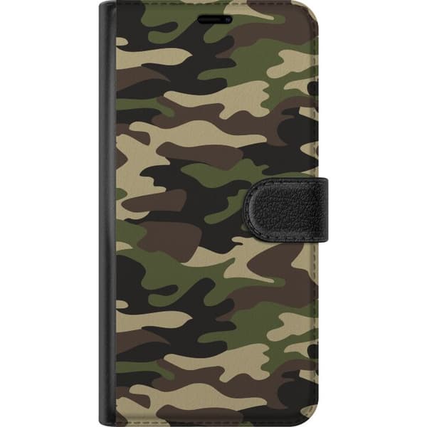 Kompatibel Tegnebogsetui til Xiaomi Redmi 9C Militær