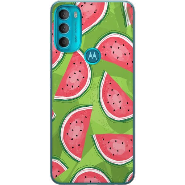 Kompatibelt Mobildeksel til Motorola Moto G71 5G Vattenmelon