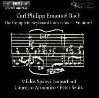 Bach CPE: Kosketinkonsertot Vol 1 (CD)