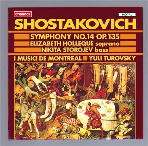Sjostakovitj: Symfoni nr. 14 (CD)