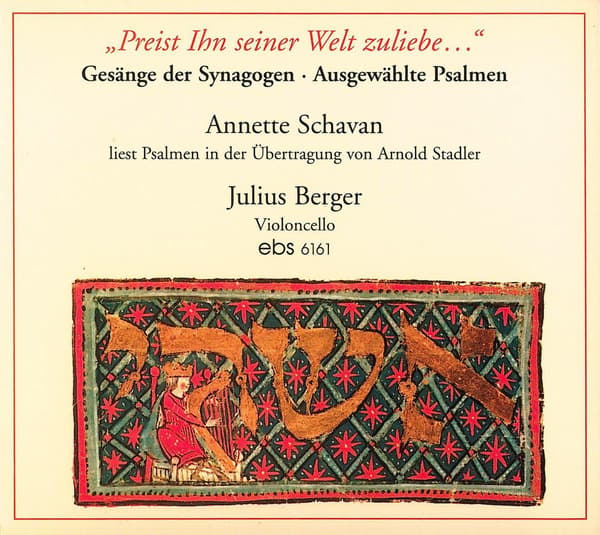 Schavan Annette/Julius Berger: A Psalm Selection (CD)