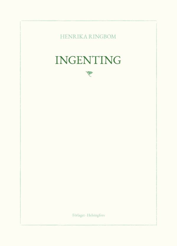 Ingenting (Bok / Danskt band)