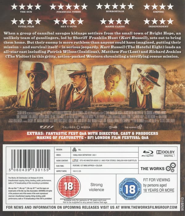 Bone Tomahawk (Blu-ray)