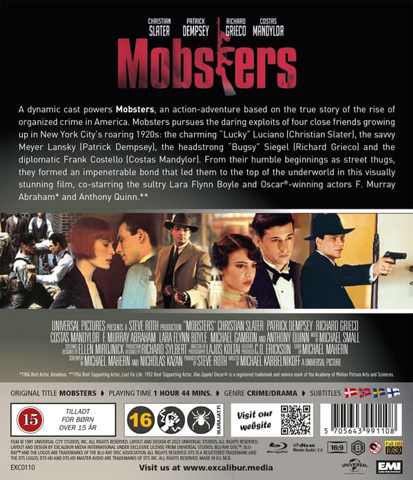 Mobsters: Mod magtens tinder (Blu-ray)